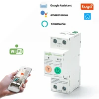 single phase wifi smart energy meter leakage protection 1 63a adjustable remote read kwh meter wattmeter voice control alexa