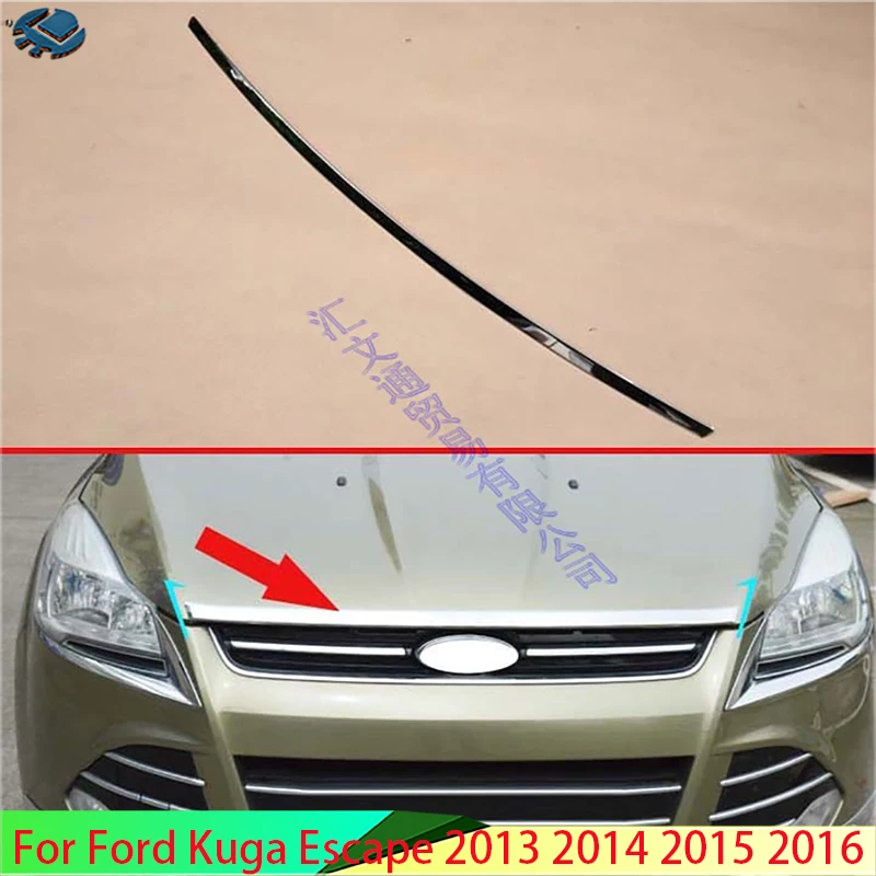 Для Ford Kuga Escape 2013 2014 2015 2016 автомобильные аксессуары из нержавеющей стали передний