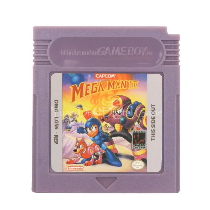 Для Nintendo GBC видеоигр картридж консоль карта Mega Man 4 версия на английском
