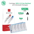 10 шт., одноразовые иглы для тату-машинки 1RL 3RL