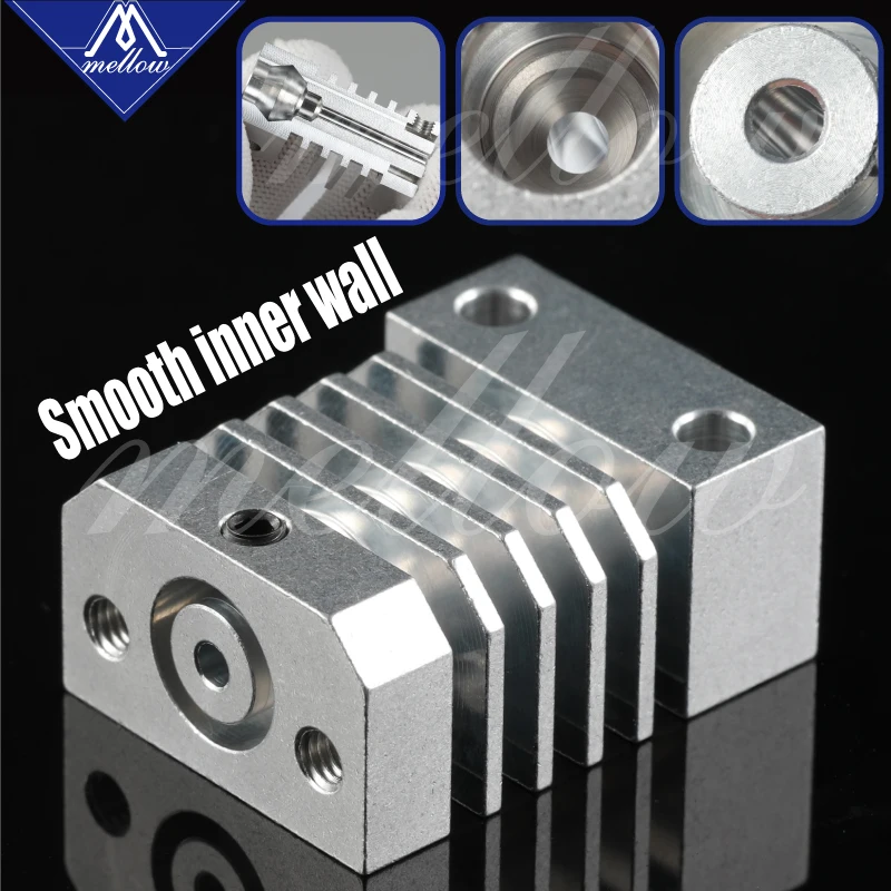 

Mellow Top All Metal CR10 Hotend Plated Copper Block & Titanium Heat Break 3D print J-head Hotend for ender 3 cr10 etc