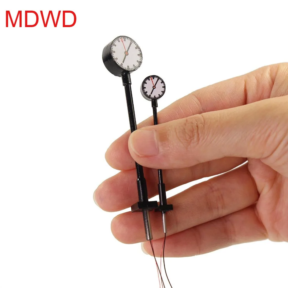 Модель железнодорожного фонаря подсветка платформы часовой светильник