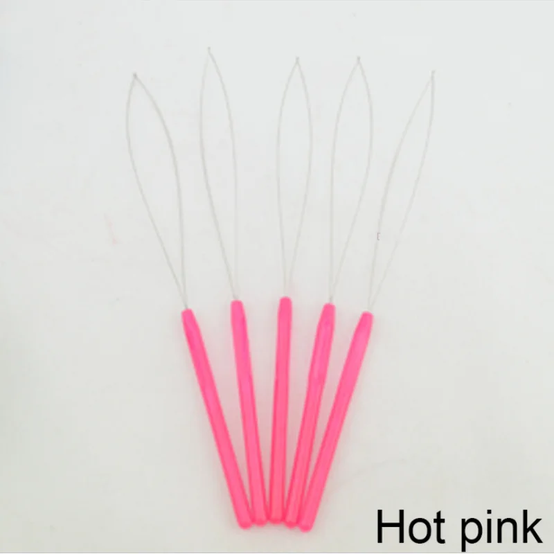 1 шт. инструмент для наращивания волос Micro Ring Bead pull Loop Feather Threader|Аксессуары укладки|