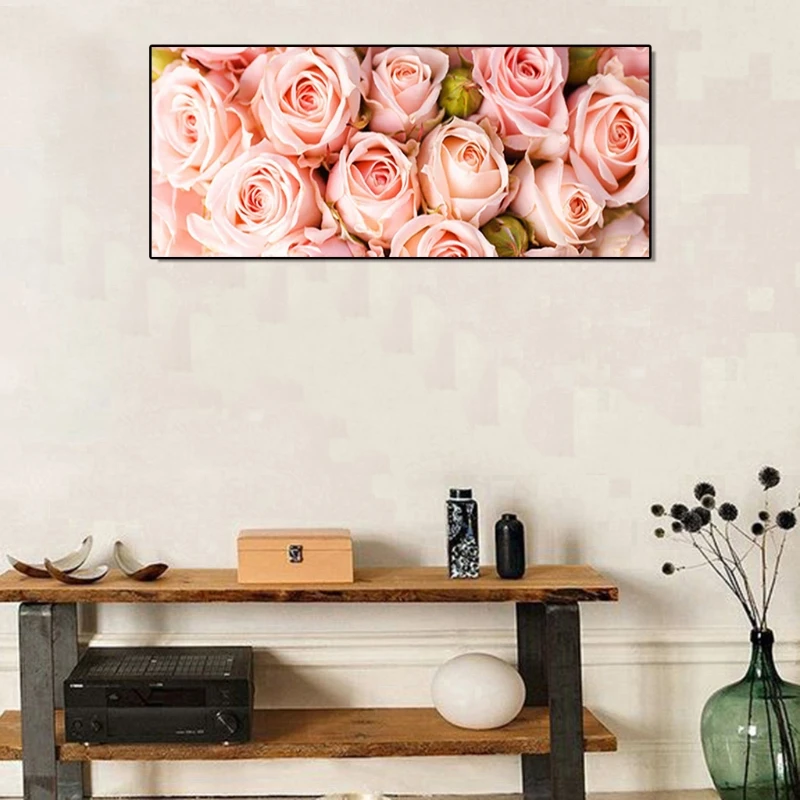 

Rose 5D Full Drill Diamond Painting Embroidery Cross Stitch Kits DIY Rhinestone Crystal Home Decoration