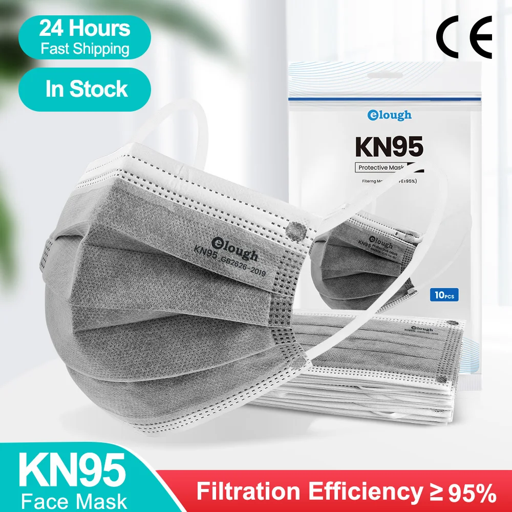 ffp2 masks Kn95 Certified 5 layers kn95 mask fpp2 homologada Protective ffp2 approved mask Carbon Carbon fpp2 masks ce face mask