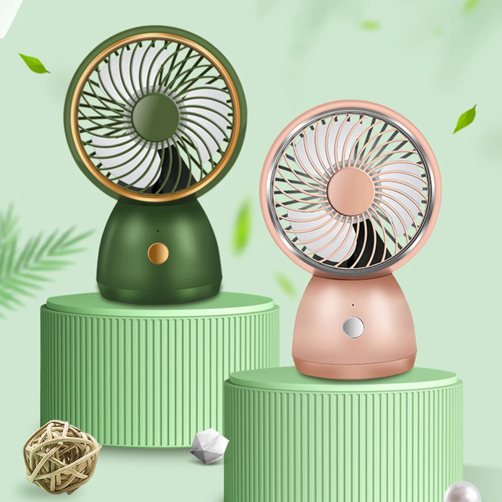 

Portable Cooling USB Desktop Mini Fan 3 Speed Personal with 360 Rotation Adjustable Angle for Office Household Traveling