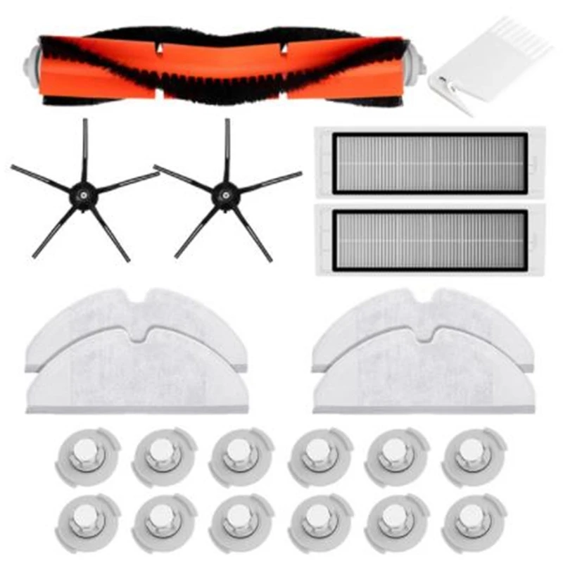 

Запчасти для пылесоса SANQ, основная черная боковая щетка, фильтр для Roborock S6, S5 MAX, S60, S65, S5, S50, S55, E25, E35, аксессуары