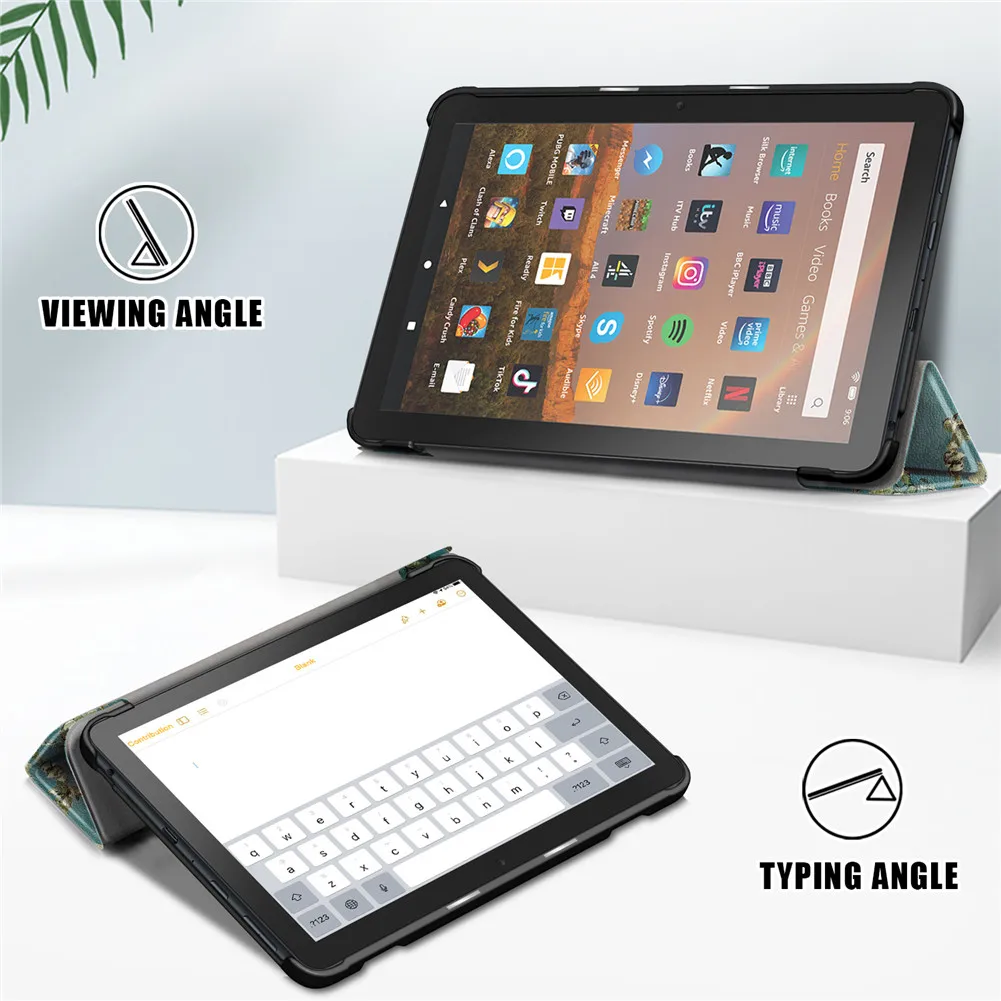 Чехол для всех-New Kindle Fire HD 8 чехол планшета Plus 2020 выпуск премиум кожа ультра тонкий