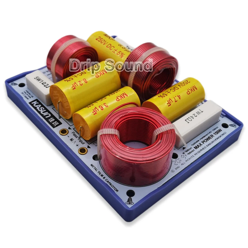 KASUN AS 23C 2 Way Unit 150W High Hi Fi аудио динамик делитель частоты громкоговоритель цепь