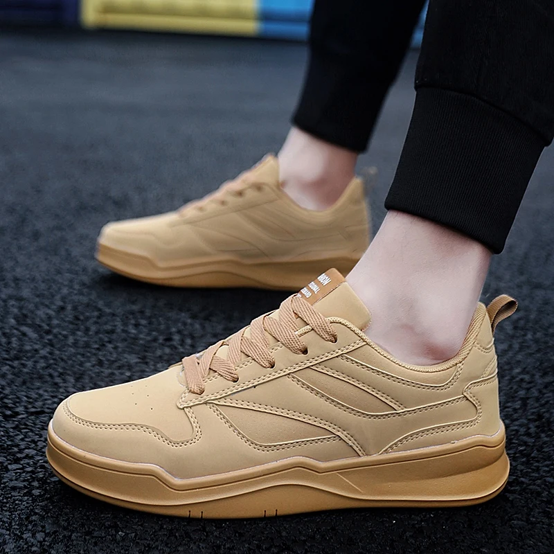 

Autumn New Men Shoes Men's Breathable Sneakers Solid Color Outdoor Casual Work Shoes zapatillas hombre men's casual shoes