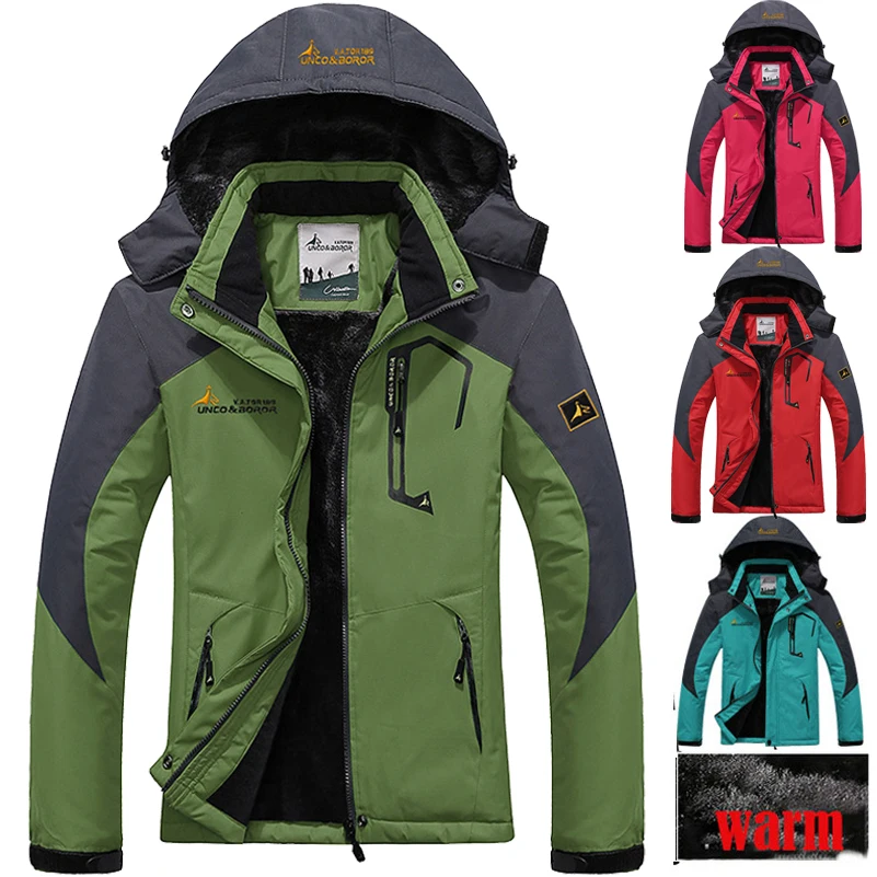 Зимняя мужская и женская куртка ветровка пуховик для кемпинга пешего туризма