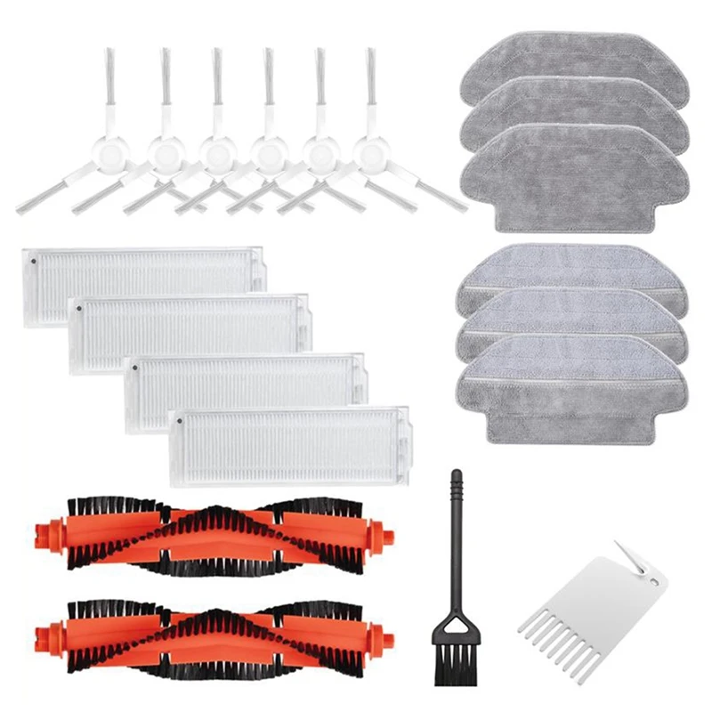 

Main Side Brush Hepa Filter Cloth For Xiaomi Mijia Mi Robot Vacuum Mop Pro STYTJ02YM Robotic Cleaner For Conga 3290 3490 Retail