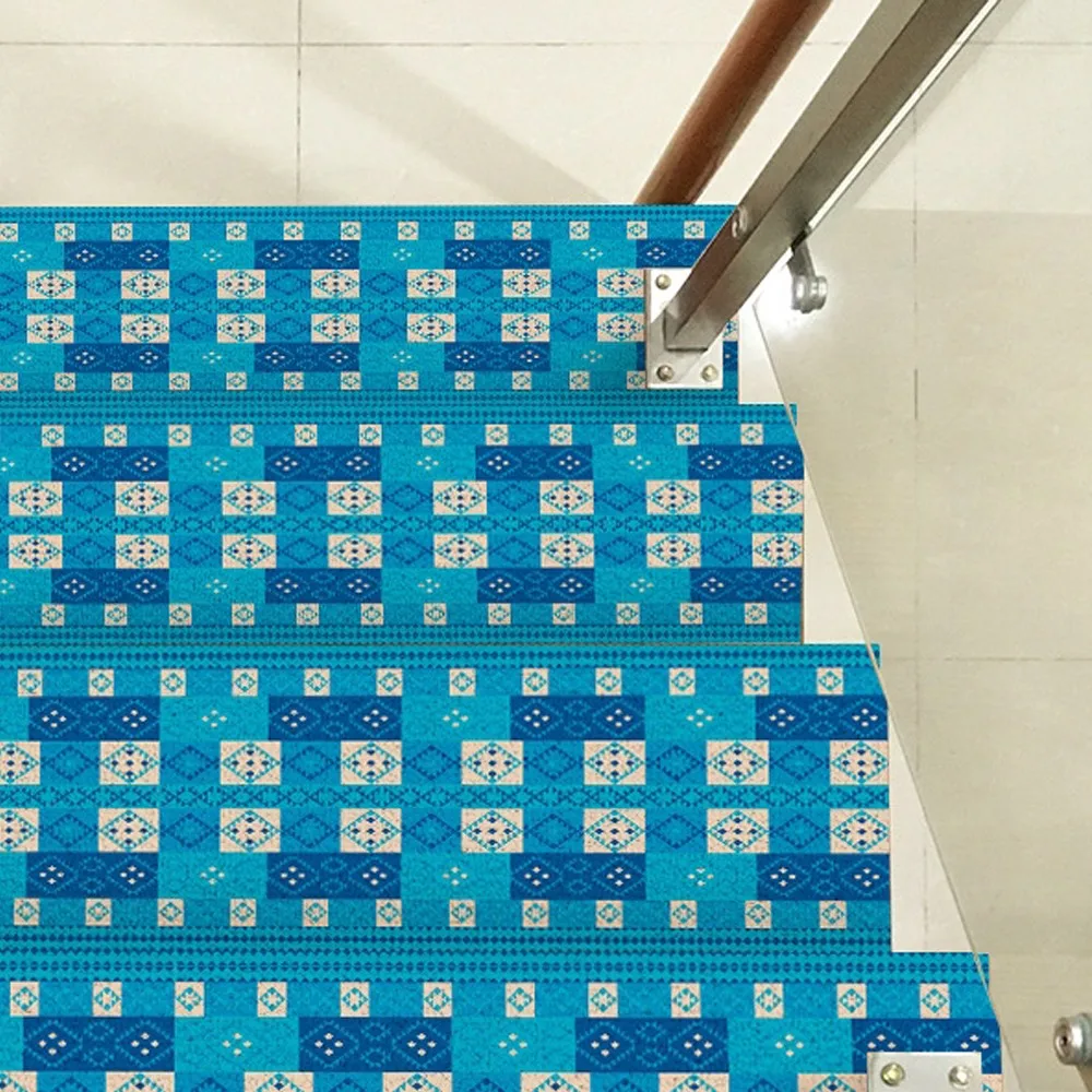 1 шт. самоклеющиеся домашние коврики в турецком стиле для лестницы без клея