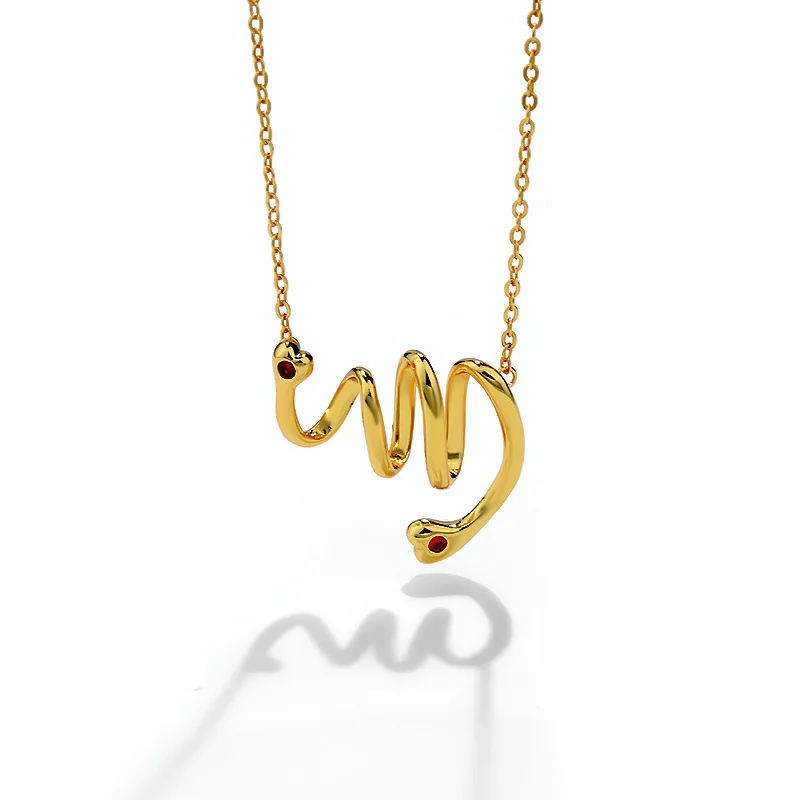 

LouLeur Original Design 925 Sterling Silver Necklace Heart Line Pendant Necklace For Women Girl Fine Jewelry 2021 Trend Gift