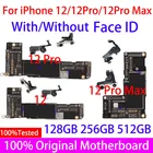 Оригинальная материнская плата для iPhone 1212 Pro12 Pro Max сбез Face ID разблокированная логическая плата Бесплатный iCloud материнская плата с полными чипами