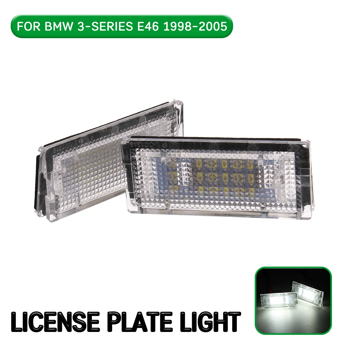 

2 шт. светодиодный ная лампа светильник номерного знака BMW 3-series E46 1998-2005 3 4 5 дверей
