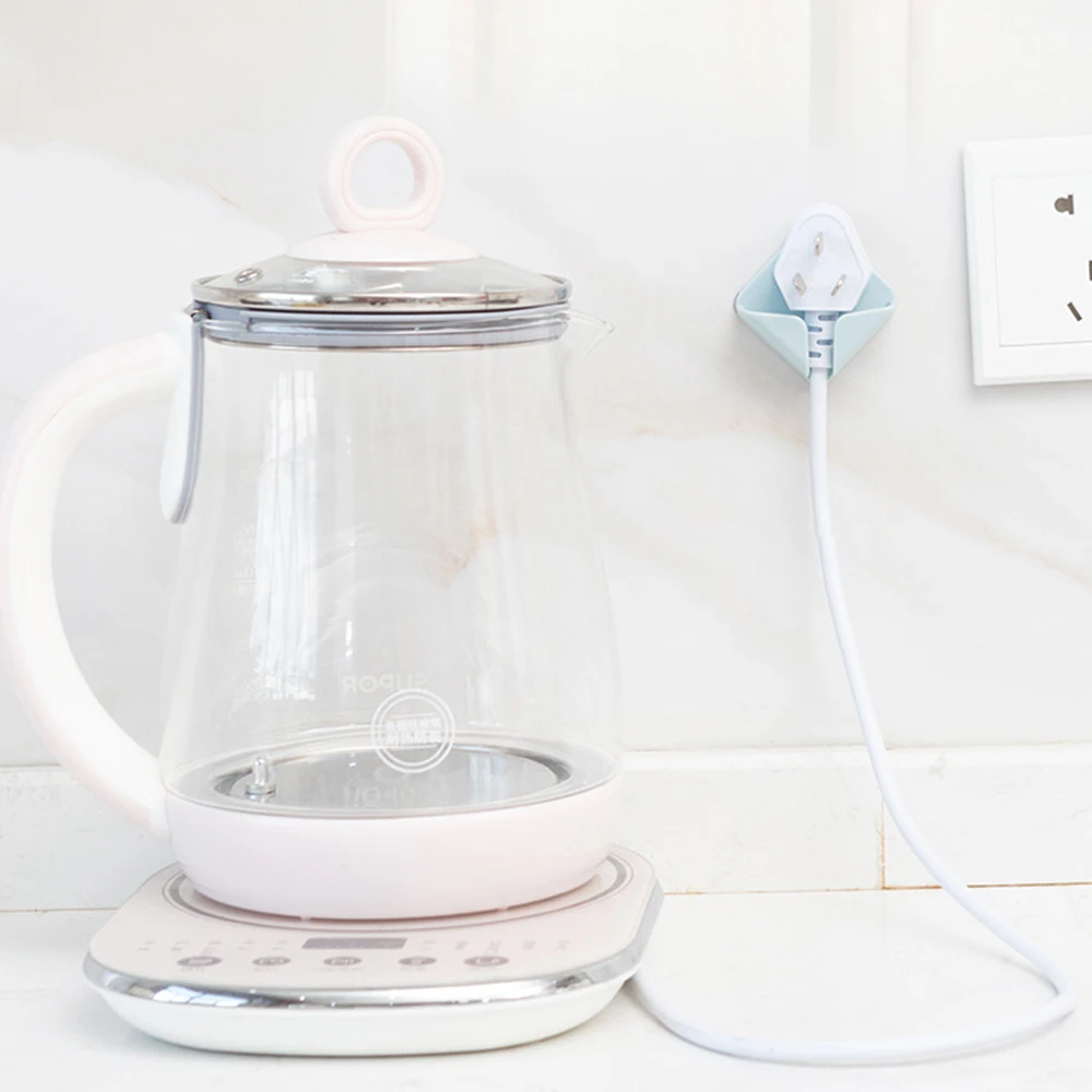 2 шт гнезда штепсельной вилки крюк настенные держатели для подвесного хранения