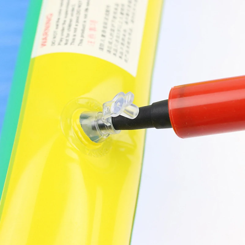 

Montessori Mini Plastic Soccer Ball Needle Ball Party Balloon Inflator Air Pump Color Random