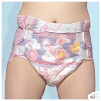 ddlg adult baby diapers abdl bebe cute pink rabbit super thick disposable diapers daddys girl virtual dummy diapers free ml1pcs