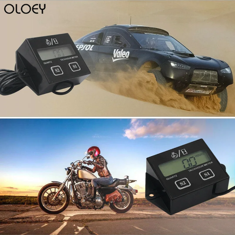 Новейший цифровой тахометр индуктивный дисплей счётчик моточасов с индуктивным
