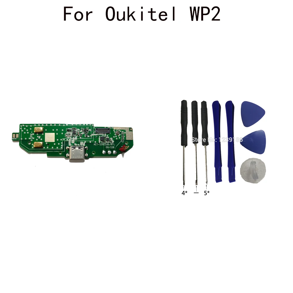 Для Oukitel WP2 оригинальная плата для зарядки с USB разъемом модуль платы