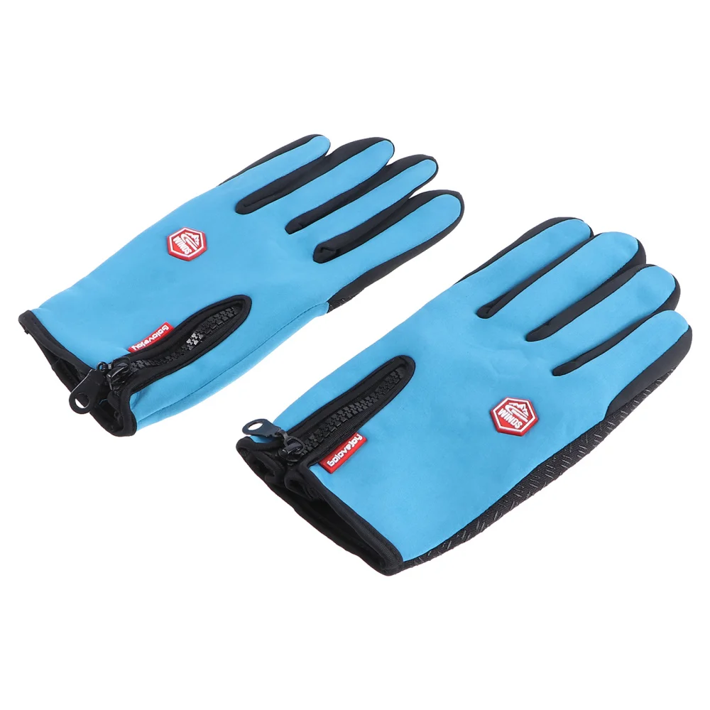 

1 Pair Outdoor Winter Warm Waterproof Cycling Bike Sport with Sensitive Touchscreen Function I