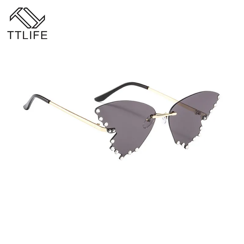 TTLIFE 2020 женские солнцезащитные очки с бабочками модные бриллиантами UV400 винтажные