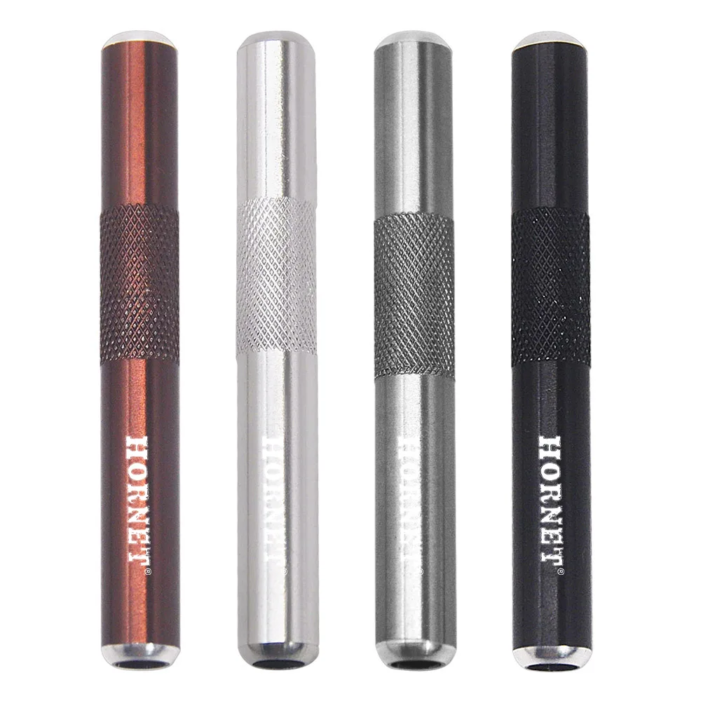 

HORNET Sniffer Aluminum Metal Sunff Snorter Hose Tube Pen Style Snuff Snorter Dispenser Smoke Pipe Accessories