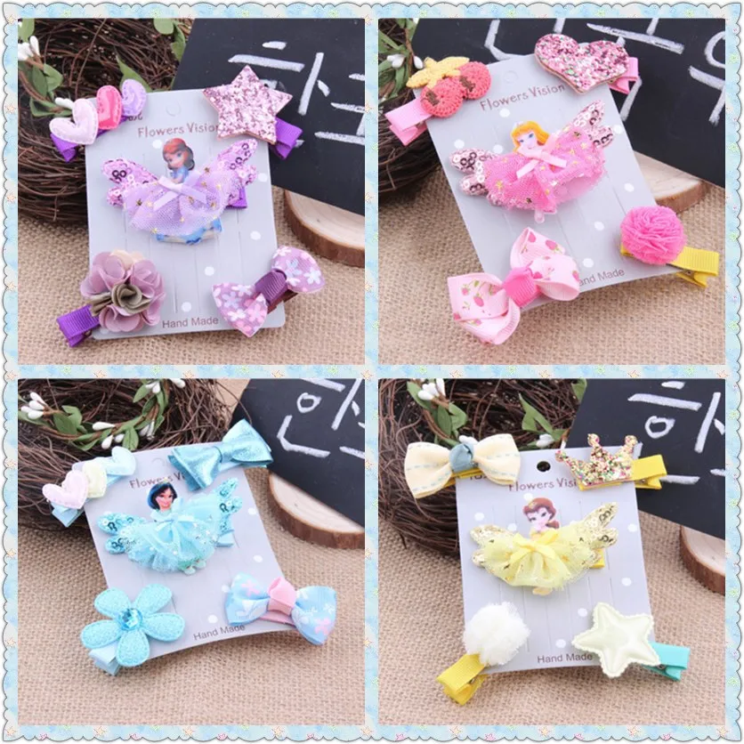 Заколка для волос с бантом и звездой маленьких девочек | Детская одежда обувь