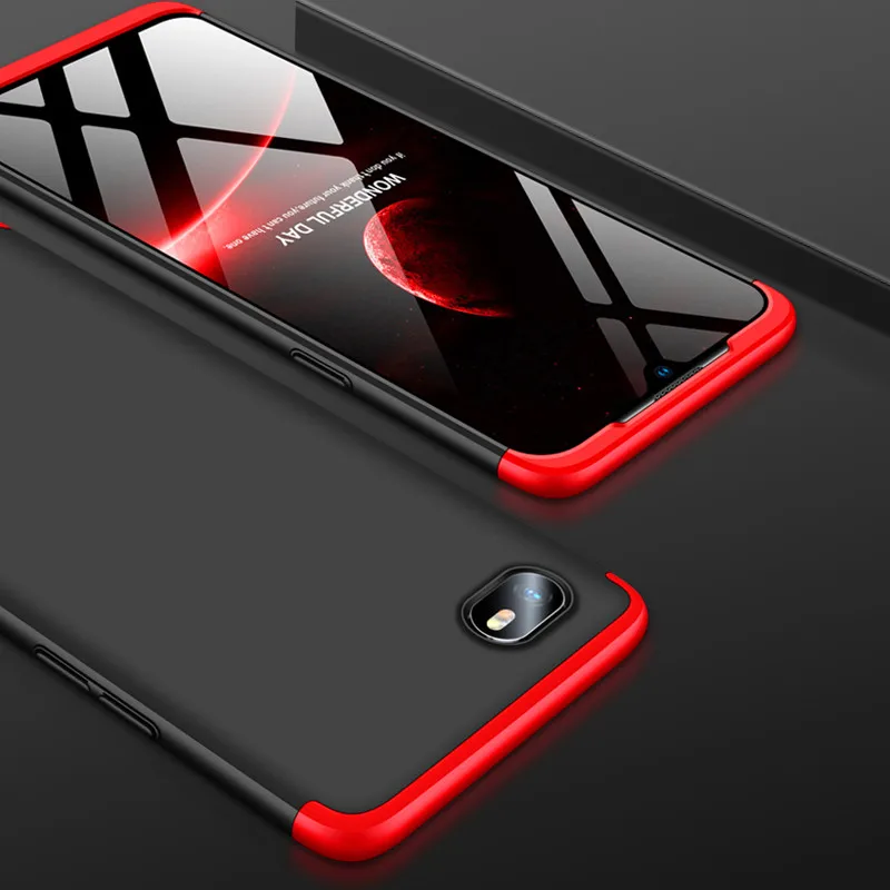 Oppo Realme C2 RMX1941 чехол RealmeC2 360 градусов полное покрытие защищенный Матовый Жесткий чехол для Oppo Real Me C2 Чехол со стеклянной пленкой