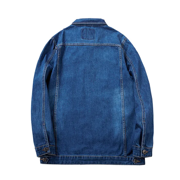 

2020 autumn and winter new style plus size denim jacket men's casual style men's fashion personality denim