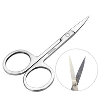 stainless steel small nail tools eyebrow nose hair scissors cut manicure facial trimming tweezer makeup beauty tool