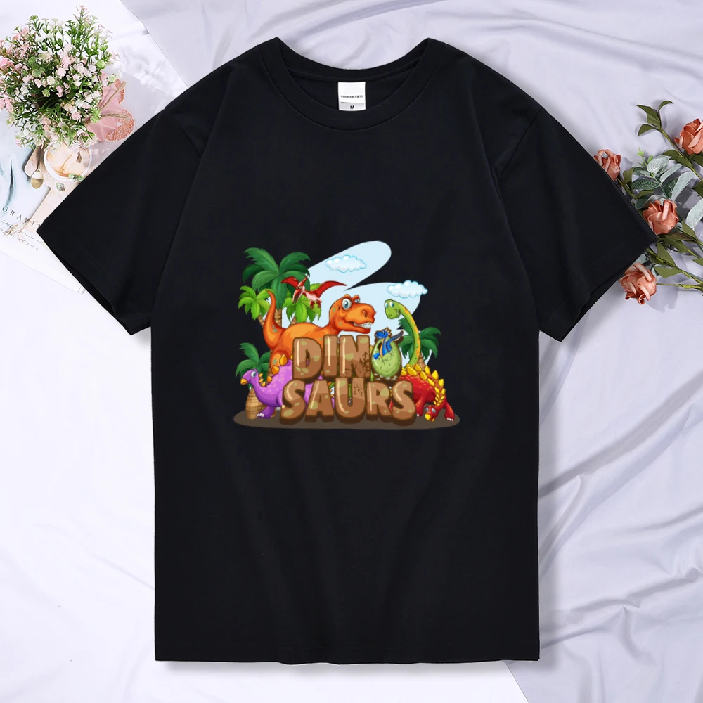 

Summer 2021 boys and girls T-shirt Jurassic Park print children animation Harajuku fashion short sleeve casual top