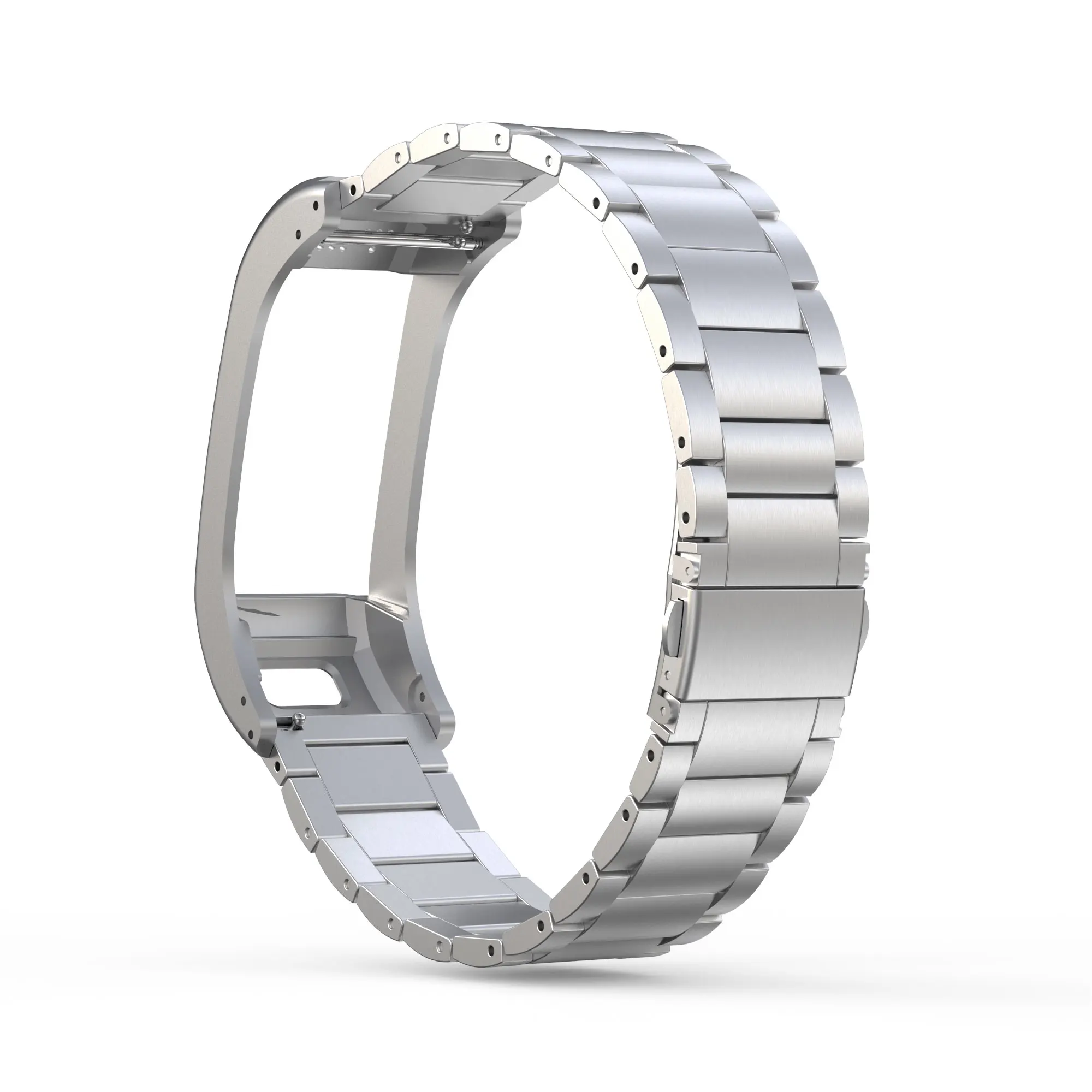 Sliver Ремешок для часов из нержавеющей стали для Garmin Vivosmart HR+ ремешок, металлические Ремешки для наручных часов, сменный Браслет для Vivosmart HR+ умные часы - Цвет ремешка: Sliver