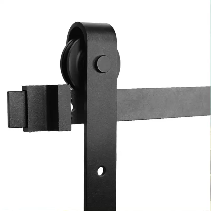 

Черная внутренняя большая направляющая из углеродистой стали для раздвижных дверей