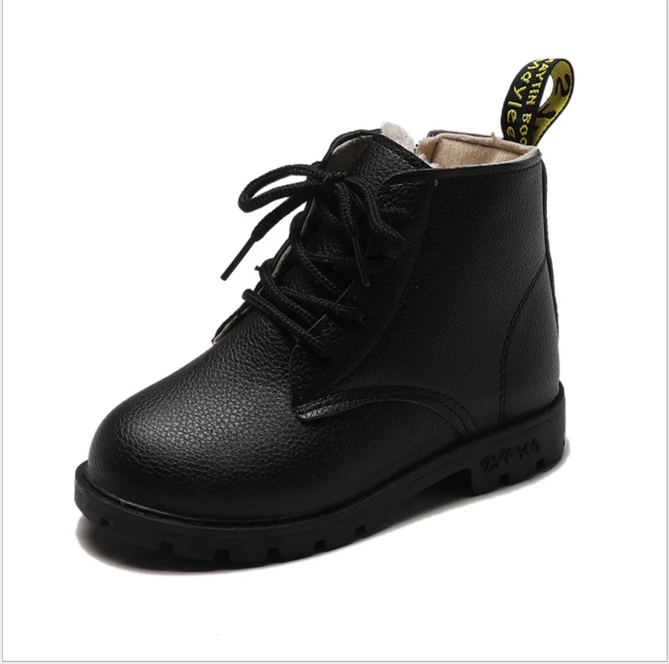 Новинка 2019 года сезон осень модные детские удобные ботинки martin на мягкой подошве