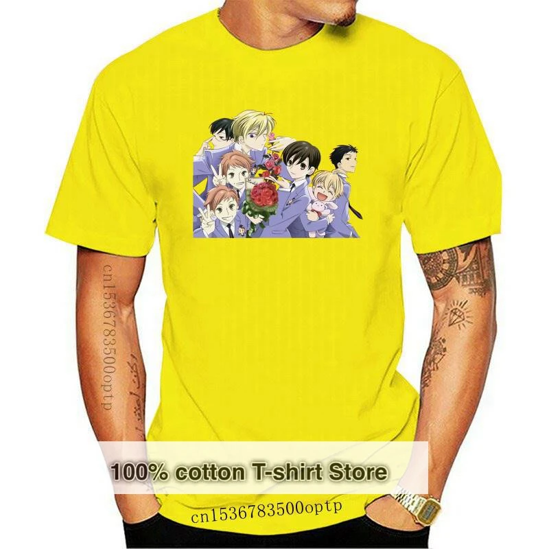 

New 3184D TXXK Ouran High School Host Club Women's Round Neck T-shirts