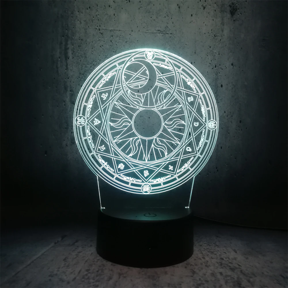 Волшебный набор для девочек 3d лампа USB разноцветный Ночной светильник