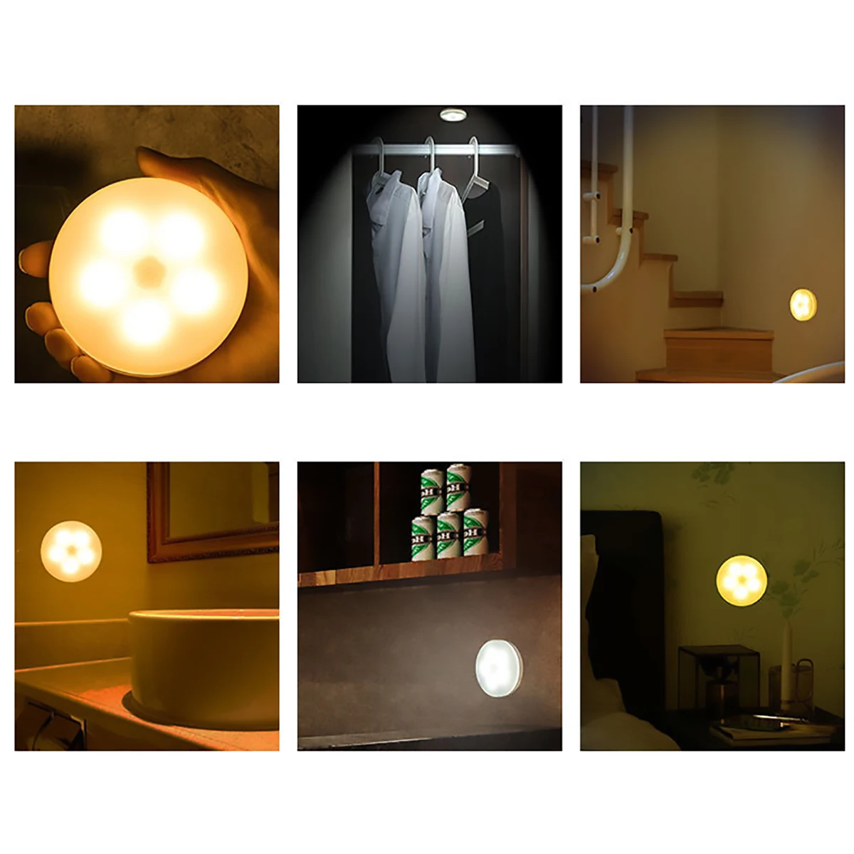 Светодиодная подсветка под шкаф с клейкой стикером беспроводная настенная лампа