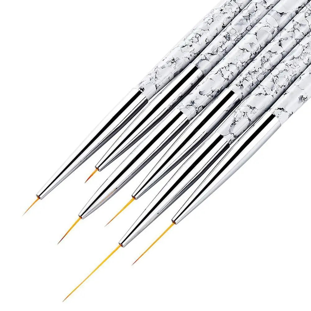 

3Pcs Nail Art Drawing Pen Brush Painting Flower UV Gel Polish Manicure Tools Set nail supplies for professionals