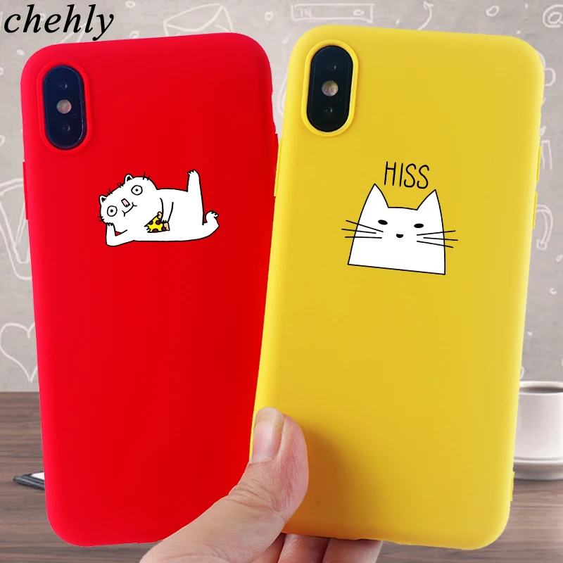 Чехол-накладка для IPhone 6s 7 8 11 Plus Pro X XS MAX XR силикон ТПУ | Мобильные телефоны и
