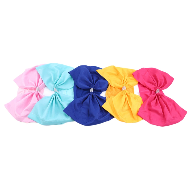 1 pack (10 pieces) large bow chair back flower belt tie band banquet wedding party cover craft decoration | Дом и сад
