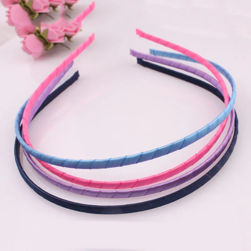 1 шт. модный атласный обруч для волос карамельных цветов тонкий ручной работы