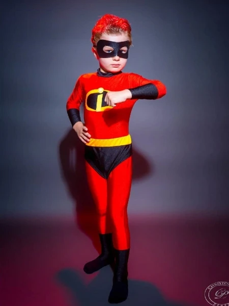 

Костюм супергероя из спандекса Zentai, для детей, комбинезон Хэллоуин