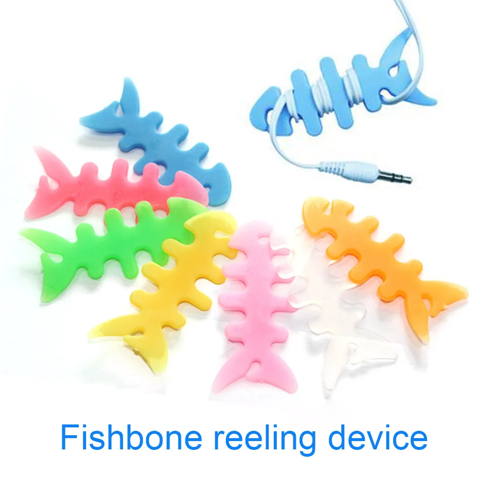 Мини устройство для намотки кабеля из ПВХ Мультяшные органайзеры шнура в виде