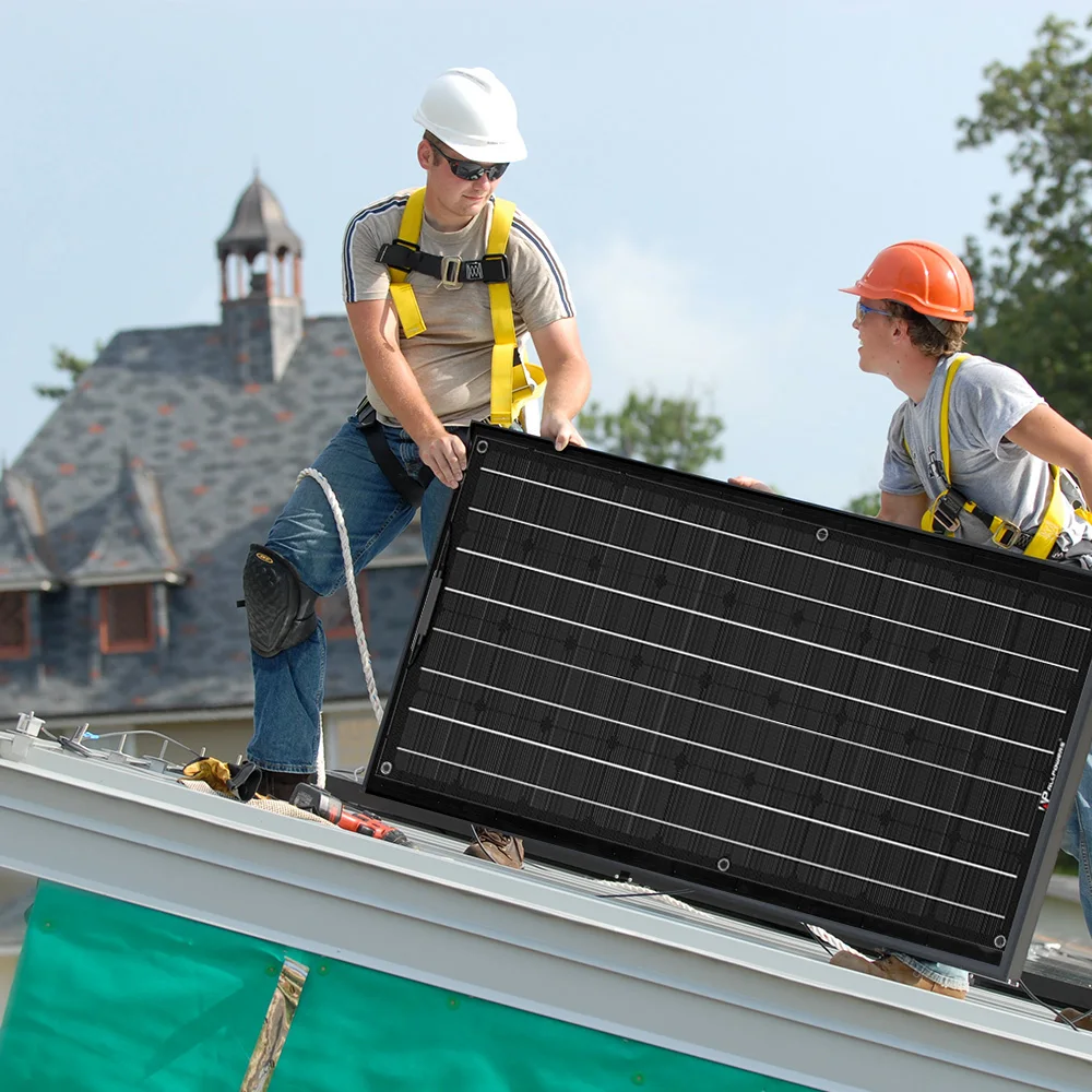 Лучшая цена из Китая новый дизайн Гибкая солнечная панель 100 Вт батарея 1