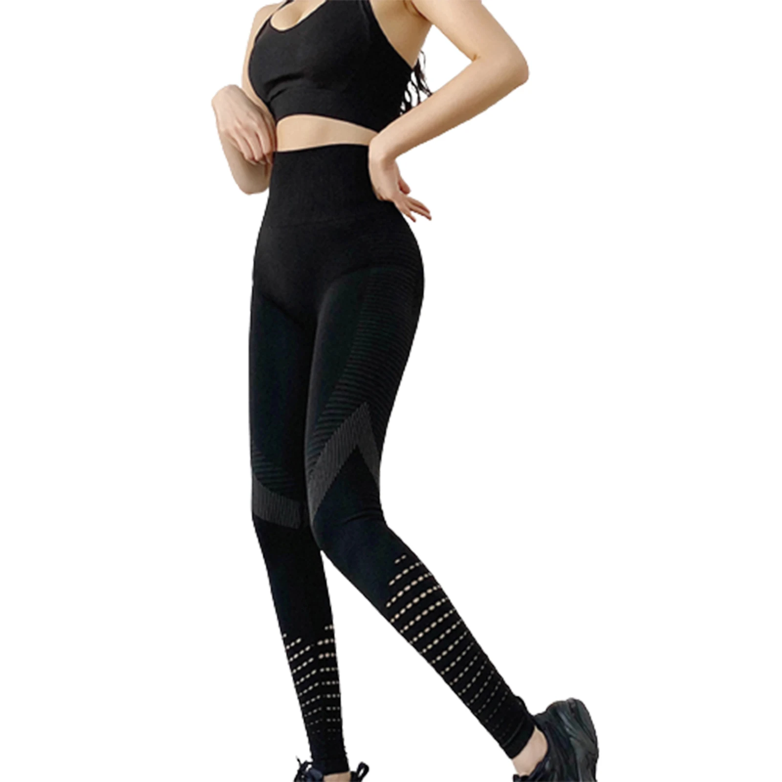 

1 Pcs Women's Quick-drying Yoga Pants Butt Lifting Tights High Waist Slimming Booty Leggings for Workout Running Sports