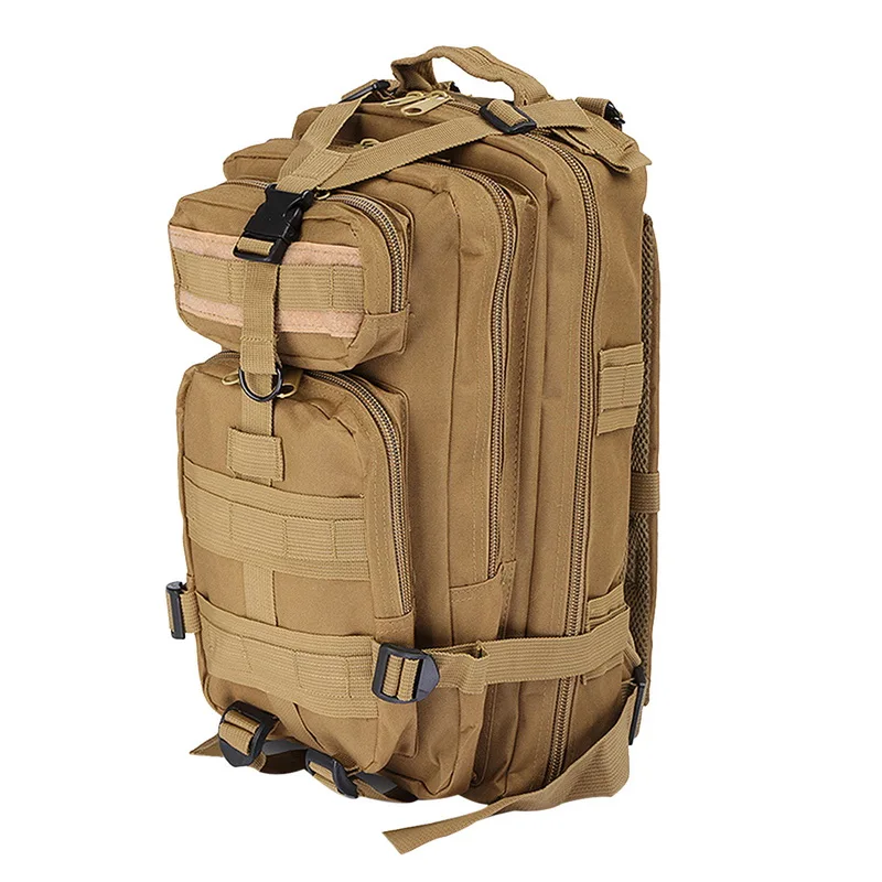 Military Fashion Backpack Camouflage Daypack Tactical Outdoor Assault Rucksack Small Pack Out Bag - Цвет: Khaki
