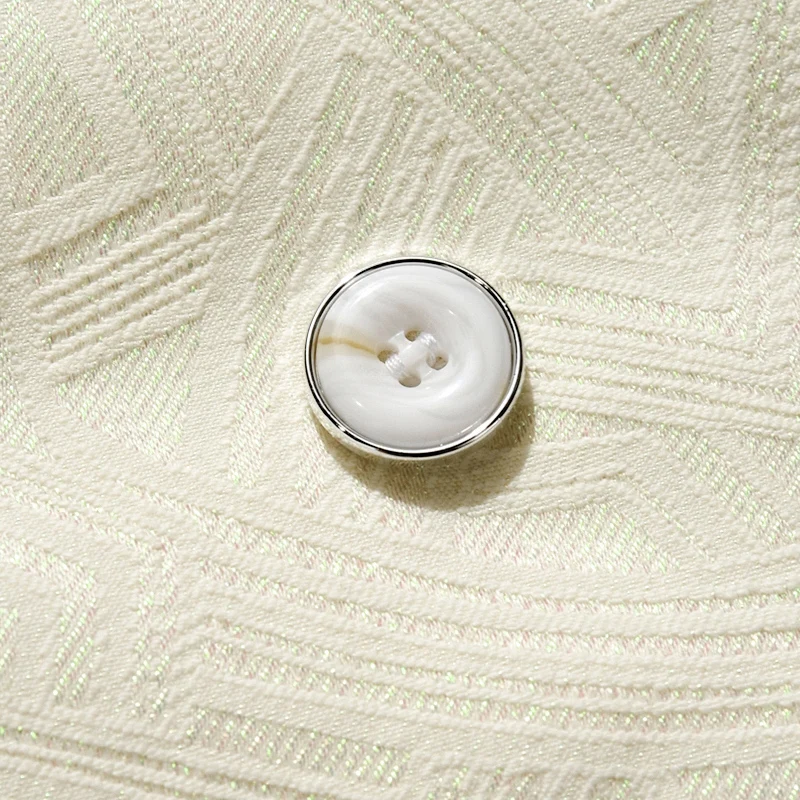 

High Quality Men's Blazer Beige Host The Best Male Performance Slim Casual Wedding Flower Ceremony Western Clothing 9027-1