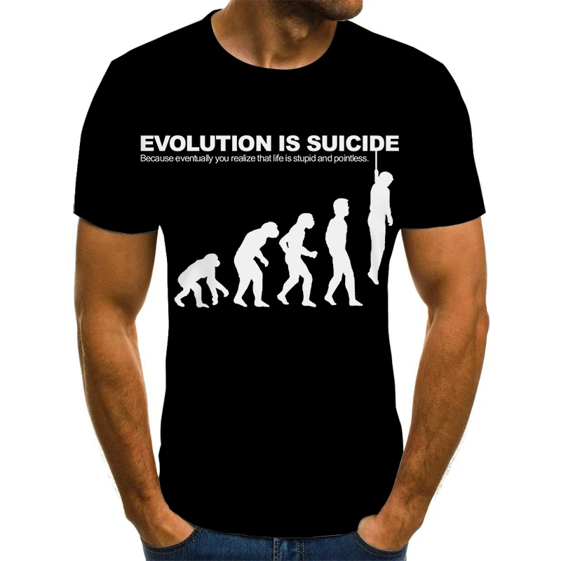 

Футболка мужская, с 3D-принтом, простая и удобная, дышащая, модная и индивидуальная